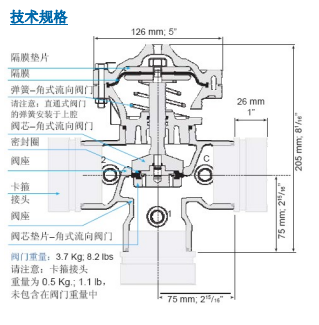 2x2-350-R 金屬材質反沖洗閥